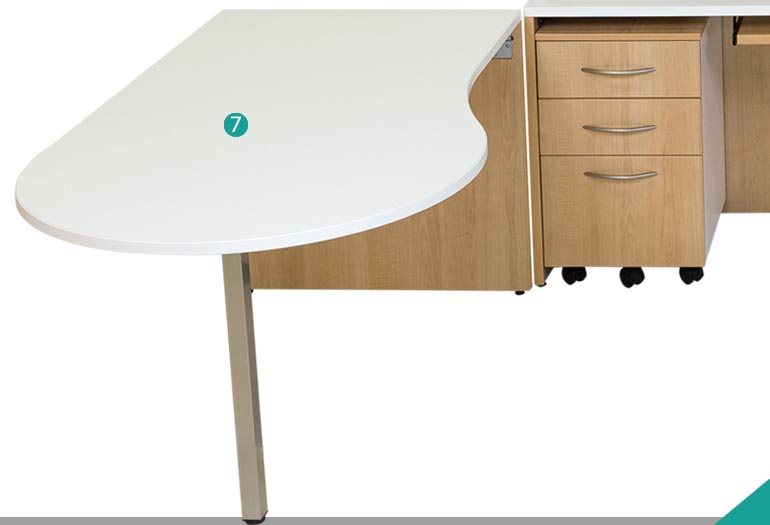 Table en « P » - Modèle A-2139-0 